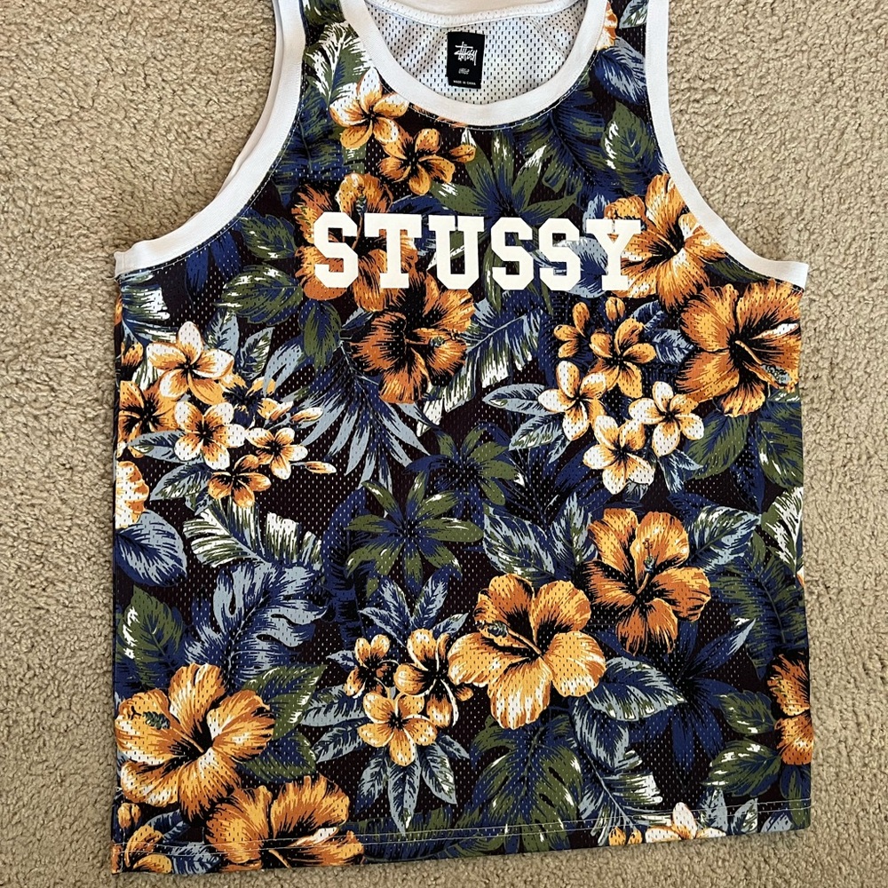 Stussy Floral Tank Top